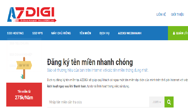 AZDIGI vừa tham gia lĩnh vực trong vài năm gần đây