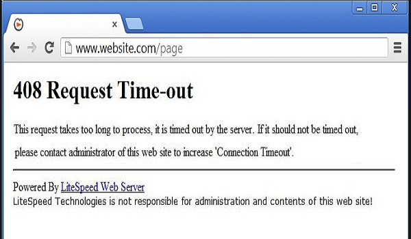 Lỗi 408 Request Timeout