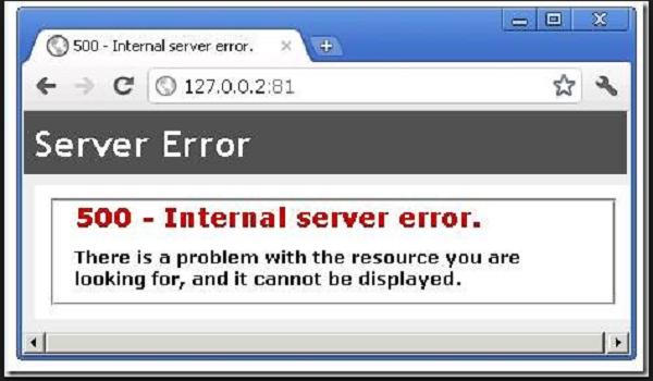 Lỗi 500 Internal Error