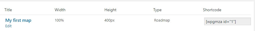 Cách lấy Shortcode của bản đồ