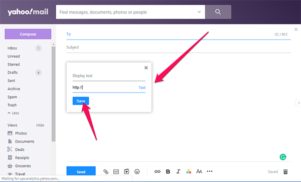 Cách gửi video bằng Yahoo Mail