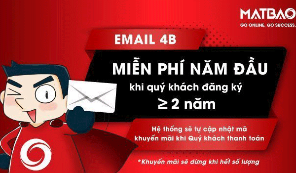  Email4B là dịch vụ email riêng cho doanh nghiệp - Cách tạo Email Tên miền riêng