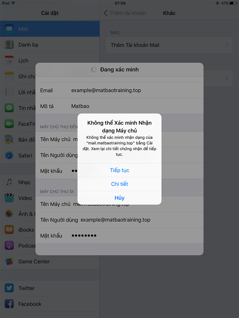 Cách thêm Email trên điện thoại cho hệ điều hành iOS (iPhone, iPad)