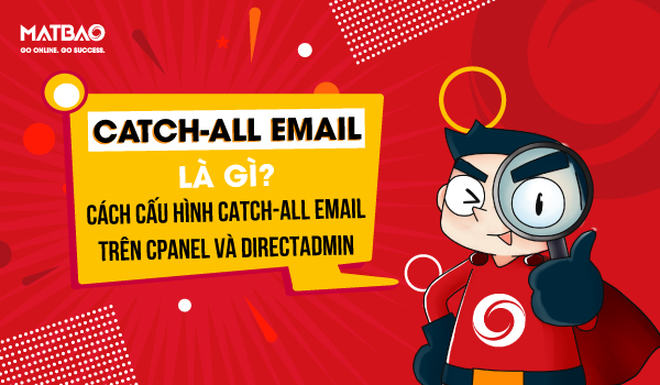  Catch-All Email là tính năng dùng để nhận toàn bộ thư gửi đến domain của bạn.