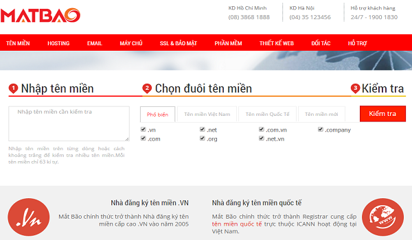 Hướng dẫn đăng ký tên miền chỉ với 3 bước cơ bản 1