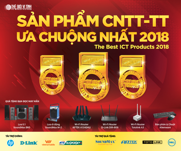 Giải sản phẩm CNTT-TT Ưa chuộng nhất 2018 2