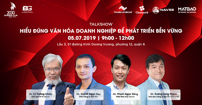 Talkshow "Hiểu đúng văn hóa doanh nghiệp để phát triển bền vững"