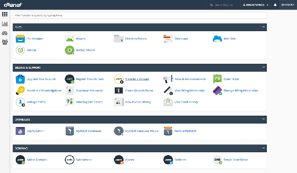 cPanel hoạt động hiệu quả mặc dù còn gặp nhiều nhược điểm