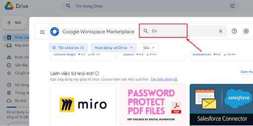 Tạo trình kết nối với dữ liệu có sẵn trong Google Drive