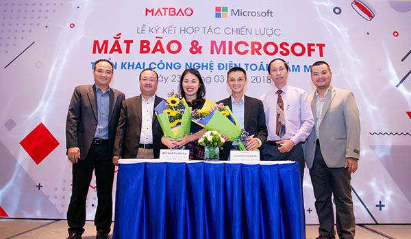 Mắt Bão kí kết cùng Microsoft