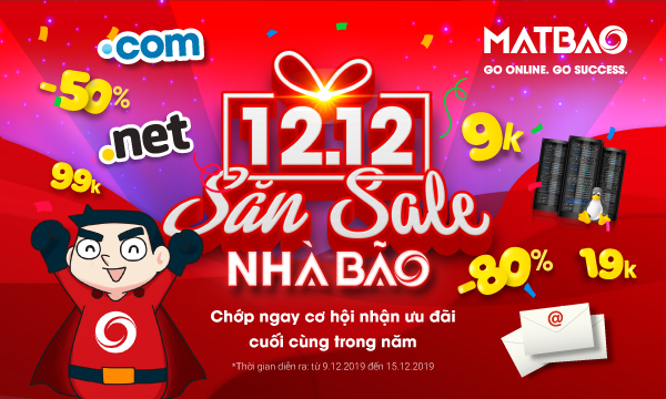 12.12 SĂN SALE NHÀ BÃO: CƠN BÃO DEAL “CHẤT” CHUẨN BỊ CÀN QUÉT, BẠN ĐÃ SẴN SÀNG CHƯA? 