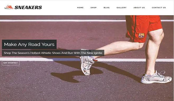 Nếu bạn muốn tạo một trang web kinh doanh giày dép, Athletic Shoe Store WordPress Theme là lựa chọn tuyệt vời cho bạn